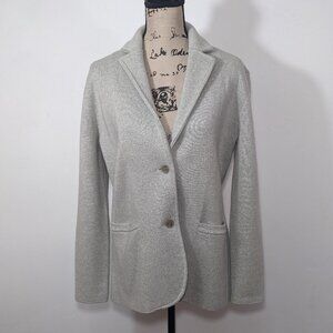 J. CREW 100% Merino Wool Sweater Blazer Gray Women’s Size Small S #F4493